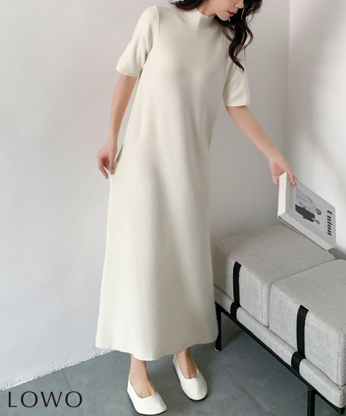 【ロワ/LOWO】のプチハイネックAラインワンピース インテリア・キッズ・メンズ・レディースファッション・服の通販 founy(ファウニー) https://founy.com/ ファッション Fashion レディースファッション Fashion for Women ワンピース Dresses Aラインワンピース・フレアシルエット A-Line Dresses / Flared Silhouette Dresses 新作・新入荷 New Arrivals / New In プチプライス・低価格 Affordable / Budget Price |ID: prp329100004966489 ipo3291000000037256454