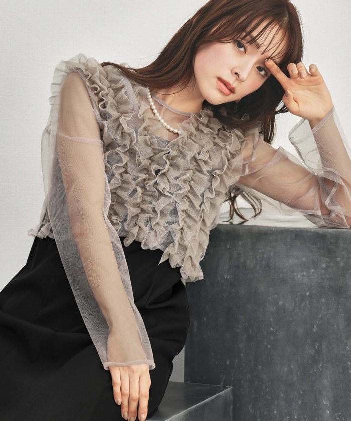 【ガール/GIRL】のチュールフリルベスト&シアーブラウス&ロングワンピースの3点セットパーティードレス インテリア・キッズ・メンズ・レディースファッション・服の通販 founy(ファウニー) https://founy.com/ ファッション Fashion レディースファッション Fashion for Women アウター Coat / Outerwear Collection ワンピース Dresses フォーマル・パーティードレス・結婚式用ドレス Elegant & Casual Dresses 新作・新入荷 New Arrivals / New In ドレス Dress, One-Piece プチプライス・低価格 Affordable / Budget Price ロング Long, Long-Length |ID: prp329100004966917 ipo3291000000037257526