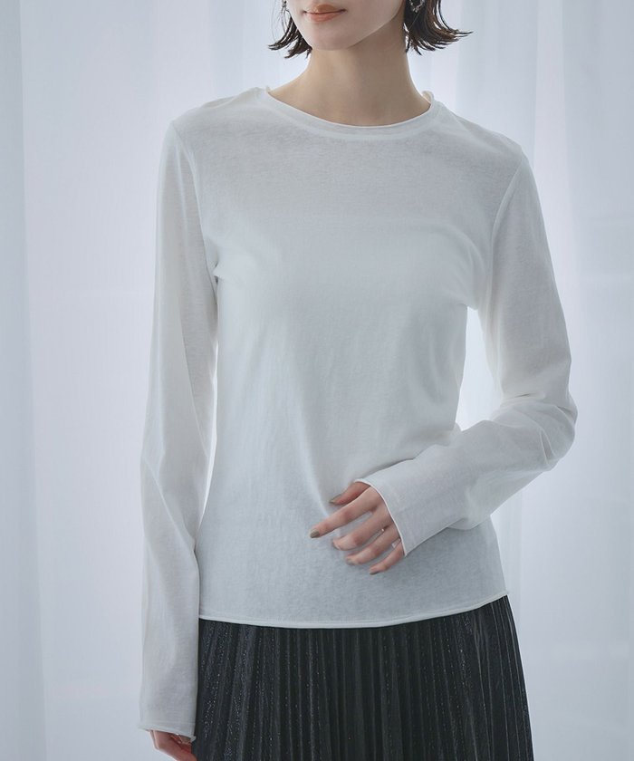 【ロワ/LOWO】の綿混シンプルカットソー インテリア・キッズ・メンズ・レディースファッション・服の通販 founy(ファウニー) https://founy.com/ ファッション Fashion レディースファッション Fashion for Women トップス・カットソー Cut & Sew Tops カットソー・ベーシックTシャツ Cut-and-Sewn Tops / Stretch Tees & Basics 新作・新入荷 New Arrivals / New In プチプライス・低価格 Affordable / Budget Price |ID: prp329100004966988 ipo3291000000037257697