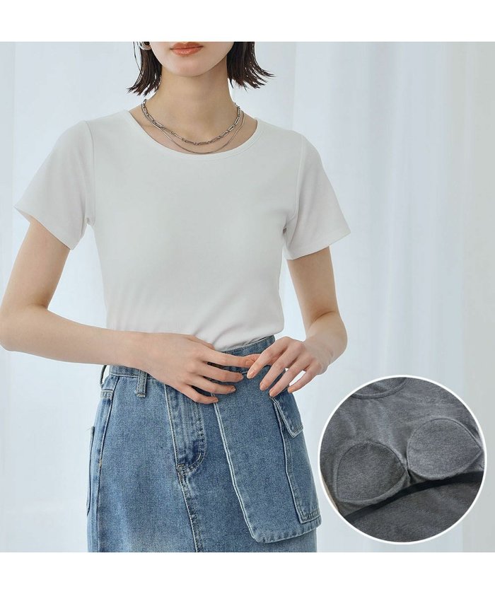 【アンピルーラ/Ampirula】の洗える美ラインデイリーベーシックカップ付Tシャツ インテリア・キッズ・メンズ・レディースファッション・服の通販 founy(ファウニー) https://founy.com/ ファッション Fashion レディースファッション Fashion for Women トップス・カットソー Cut & Sew Tops シャツ・ブラウス・オフィスカジュアル Elegant Blouses & Button-Ups ロングTシャツ・Tシャツ Longline T-Shirts & Tees 新作・新入荷 New Arrivals / New In プチプライス・低価格 Affordable / Budget Price 洗える Machine Washable |ID: prp329100004966993 ipo3291000000037257709