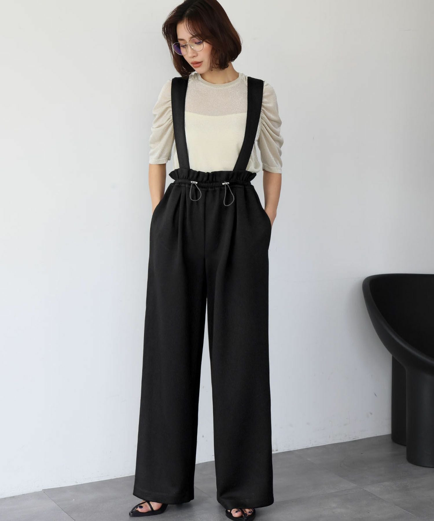 【エルフランク/ELFRANK】のドロスト2WAYワイドサロペットパンツ Washable 大人の最旬トレンドファッション＆コーディネート founy(ファウニー) 　ファッション　Fashion　レディースファッション　Fashion for Women　新作・新入荷　New Arrivals / New In　プチプライス・低価格　Affordable / Budget Price　 other-1|ID: prp329100004967252 ipo3291000000037258624