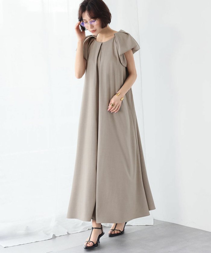 【エルフランク/ELFRANK】のフリルタックショルダーAラインワンピース Washable インテリア・キッズ・メンズ・レディースファッション・服の通販 founy(ファウニー) https://founy.com/ ファッション Fashion レディースファッション Fashion for Women ワンピース Dresses Aラインワンピース・フレアシルエット A-Line Dresses / Flared Silhouette Dresses 新作・新入荷 New Arrivals / New In プチプライス・低価格 Affordable / Budget Price |ID: prp329100004967272 ipo3291000000037258756