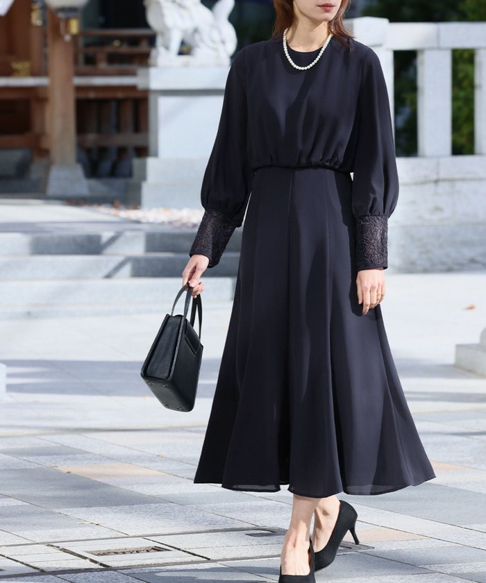 【フロリア/Flolia】のレースカフスブラウジングマーメイドワンピース インテリア・キッズ・メンズ・レディースファッション・服の通販 founy(ファウニー) https://founy.com/ ファッション Fashion レディースファッション Fashion for Women ワンピース Dresses 新作・新入荷 New Arrivals / New In プチプライス・低価格 Affordable / Budget Price |ID: prp329100004967308 ipo3291000000037258971