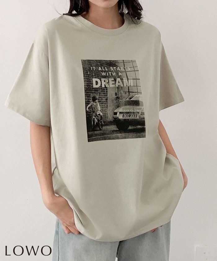 【ロワ/LOWO】のモノクロプリントオーバーサイズTシャツ インテリア・キッズ・メンズ・レディースファッション・服の通販 founy(ファウニー) https://founy.com/ ファッション Fashion レディースファッション Fashion for Women トップス・カットソー Cut & Sew Tops シャツ・ブラウス・オフィスカジュアル Elegant Blouses & Button-Ups ロングTシャツ・Tシャツ Longline T-Shirts & Tees 新作・新入荷 New Arrivals / New In プチプライス・低価格 Affordable / Budget Price |ID: prp329100004967453 ipo3291000000037259494