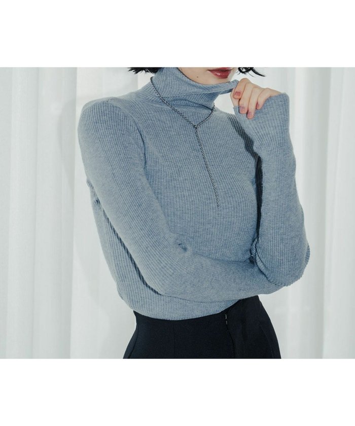 【アンピルーラ/Ampirula】のハイネックニットプルオーバー インテリア・キッズ・メンズ・レディースファッション・服の通販 founy(ファウニー) https://founy.com/ ファッション Fashion レディースファッション Fashion for Women トップス・カットソー Cut & Sew Tops ニット Knit Tops & Sweaters カジュアルプルオーバー・ニットトップス Pullovers & Knit Tops / Casual Pullovers 新作・新入荷 New Arrivals / New In プチプライス・低価格 Affordable / Budget Price |ID: prp329100004967478 ipo3291000000037259614
