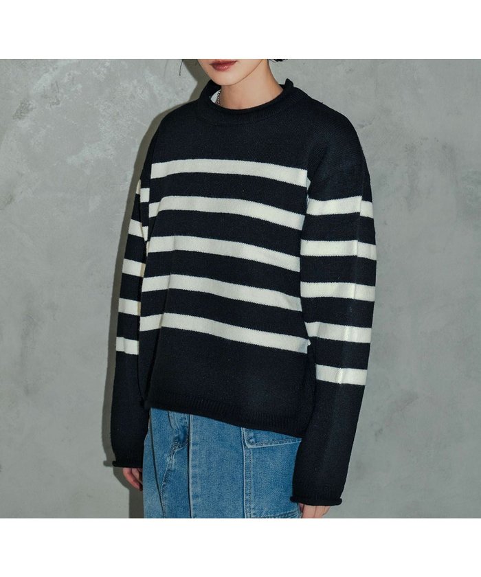 【アンピルーラ/Ampirula】のボーダーニットプルオーバー インテリア・キッズ・メンズ・レディースファッション・服の通販 founy(ファウニー) https://founy.com/ ファッション Fashion レディースファッション Fashion for Women トップス・カットソー Cut & Sew Tops ニット Knit Tops & Sweaters カジュアルプルオーバー・ニットトップス Pullovers & Knit Tops / Casual Pullovers 新作・新入荷 New Arrivals / New In プチプライス・低価格 Affordable / Budget Price |ID: prp329100004967489 ipo3291000000037259679