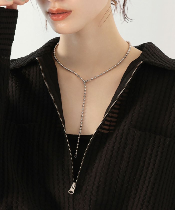 【アンピルーラ/Ampirula】のボールチェーンループネックレス インテリア・キッズ・メンズ・レディースファッション・服の通販 founy(ファウニー) https://founy.com/ ファッション Fashion レディースファッション Fashion for Women ジュエリー Jewelry ネックレス Necklaces & Pendants 新作・新入荷 New Arrivals / New In プチプライス・低価格 Affordable / Budget Price |ID: prp329100004967492 ipo3291000000037259702