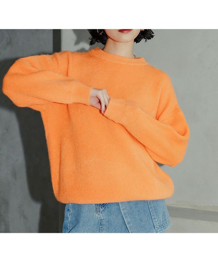 【アンピルーラ/Ampirula】のシンプルニットプルオーバー インテリア・キッズ・メンズ・レディースファッション・服の通販 founy(ファウニー) https://founy.com/ ファッション Fashion レディースファッション Fashion for Women トップス・カットソー Cut & Sew Tops ニット Knit Tops & Sweaters カジュアルプルオーバー・ニットトップス Pullovers & Knit Tops / Casual Pullovers 新作・新入荷 New Arrivals / New In プチプライス・低価格 Affordable / Budget Price |ID: prp329100004967497 ipo3291000000037259724