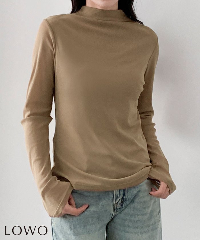 【ロワ/LOWO】のプチハイネックシアーカットソー インテリア・キッズ・メンズ・レディースファッション・服の通販 founy(ファウニー) https://founy.com/ ファッション Fashion レディースファッション Fashion for Women トップス・カットソー Cut & Sew Tops カットソー・ベーシックTシャツ Cut-and-Sewn Tops / Stretch Tees & Basics 新作・新入荷 New Arrivals / New In プチプライス・低価格 Affordable / Budget Price |ID: prp329100004967645 ipo3291000000037260381