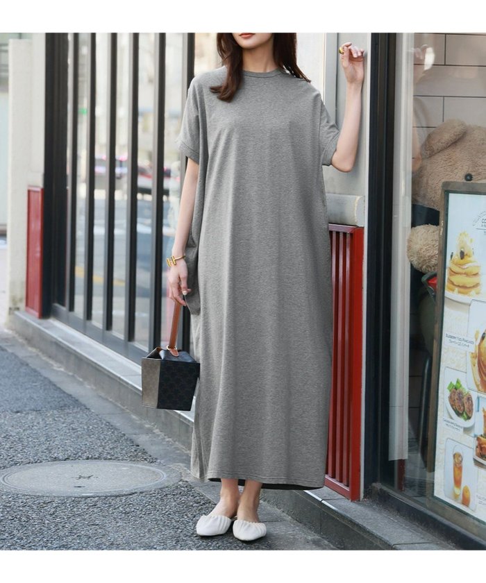 【エルフランク/ELFRANK】のカットソードルマンロングワンピース Washable インテリア・キッズ・メンズ・レディースファッション・服の通販 founy(ファウニー) https://founy.com/ ファッション Fashion レディースファッション Fashion for Women ワンピース Dresses 新作・新入荷 New Arrivals / New In プチプライス・低価格 Affordable / Budget Price |ID: prp329100004967667 ipo3291000000037260492