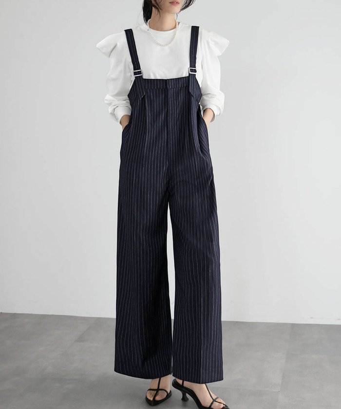 【エルフランク/ELFRANK】の【在庫限り!特別SALE】ストライプサロペット Washable インテリア・キッズ・メンズ・レディースファッション・服の通販 founy(ファウニー) https://founy.com/ ファッション Fashion レディースファッション Fashion for Women ワンピース Dresses サロペット&オールインワン Dungarees & Jumpsuit Styles 新作・新入荷 New Arrivals / New In プチプライス・低価格 Affordable / Budget Price |ID: prp329100004967762 ipo3291000000037260870