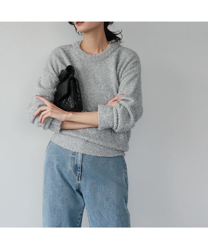【エルフランク/ELFRANK】の【在庫限り】ラメニットプルオーバー インテリア・キッズ・メンズ・レディースファッション・服の通販 founy(ファウニー) https://founy.com/ ファッション Fashion レディースファッション Fashion for Women トップス・カットソー Cut & Sew Tops ニット Knit Tops & Sweaters カジュアルプルオーバー・ニットトップス Pullovers & Knit Tops / Casual Pullovers 新作・新入荷 New Arrivals / New In プチプライス・低価格 Affordable / Budget Price |ID: prp329100004967812 ipo3291000000037261026