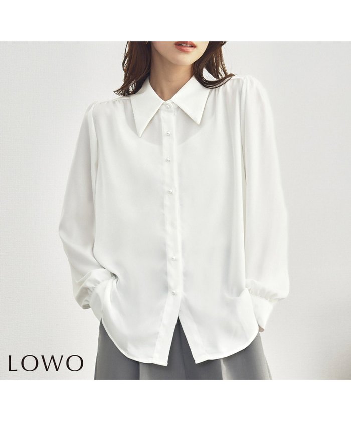 【ロワ/LOWO】のとろみサテン長袖レギュラーシャツ インテリア・キッズ・メンズ・レディースファッション・服の通販 founy(ファウニー) https://founy.com/ ファッション Fashion レディースファッション Fashion for Women トップス・カットソー Cut & Sew Tops シャツ・ブラウス・オフィスカジュアル Elegant Blouses & Button-Ups 新作・新入荷 New Arrivals / New In とろみ Fluid, Flowy Fabric サテン Satin, Glossy Fabric プチプライス・低価格 Affordable / Budget Price レギュラー Regular, Standard Fit 長袖 Long Sleeve, Full Sleeve |ID: prp329100004968171 ipo3291000000037262280