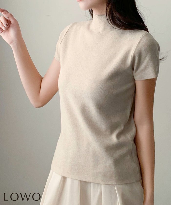 【ロワ/LOWO】のプチハイネックニットトップス インテリア・キッズ・メンズ・レディースファッション・服の通販 founy(ファウニー) https://founy.com/ ファッション Fashion レディースファッション Fashion for Women トップス・カットソー Cut & Sew Tops ニット Knit Tops & Sweaters 新作・新入荷 New Arrivals / New In プチプライス・低価格 Affordable / Budget Price |ID: prp329100004968191 ipo3291000000037262352
