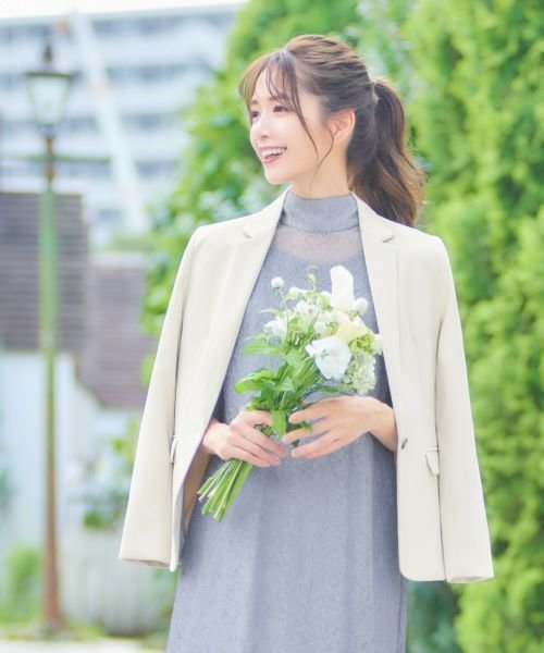【フロリア/Flolia】の洗えるワンボタンテーラード結婚式ジャケット インテリア・キッズ・メンズ・レディースファッション・服の通販 founy(ファウニー) https://founy.com/ ファッション Fashion レディースファッション Fashion for Women アウター Coat / Outerwear Collection レディースジャケット・軽アウター Jackets 新作・新入荷 New Arrivals / New In ジャケット Jacket, Outerwear プチプライス・低価格 Affordable / Budget Price 洗える Machine Washable 結婚式 Wedding |ID: prp329100004968204 ipo3291000000037262392