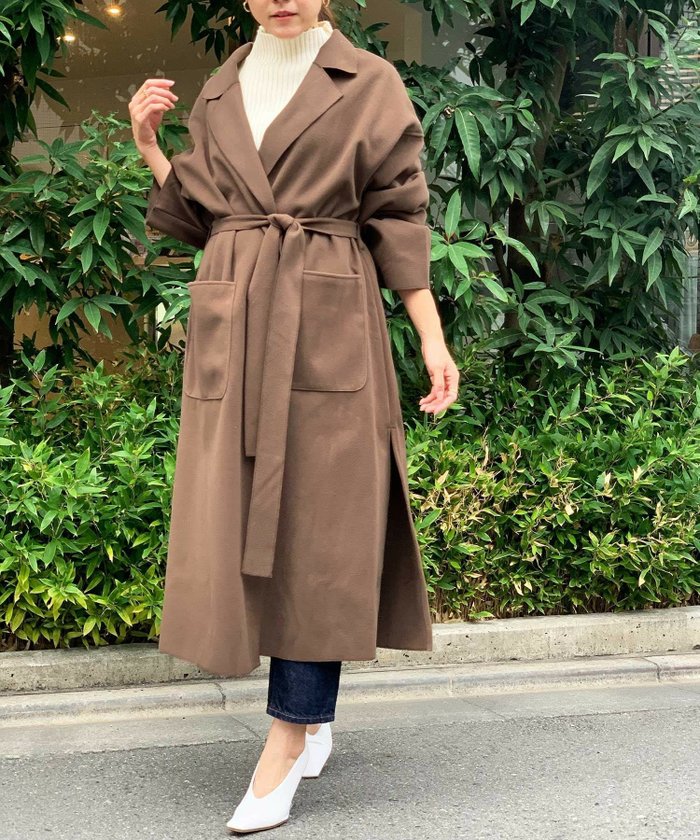 【エルフランク/ELFRANK】のオーバーサイズロングガウンコート インテリア・キッズ・メンズ・レディースファッション・服の通販 founy(ファウニー) https://founy.com/ ファッション Fashion レディースファッション Fashion for Women アウター Coat / Outerwear Collection コート・ロングコート・ピーコート Long Coats, Peacoats & More 新作・新入荷 New Arrivals / New In プチプライス・低価格 Affordable / Budget Price |ID: prp329100004968330 ipo3291000000037262797