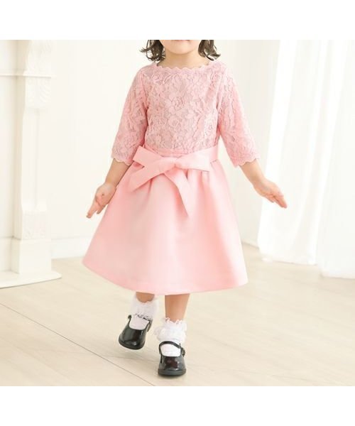 【ガール/GIRL】の子供用リボンベルト付きレース&サテンフレア結婚式ワンピースドレス インテリア・キッズ・メンズ・レディースファッション・服の通販 founy(ファウニー) https://founy.com/ ファッション Fashion レディースファッション Fashion for Women ワンピース Dresses フォーマル・パーティードレス・結婚式用ドレス Elegant & Casual Dresses ベルト&ウエストマーク Belts & Waist Accessories 新作・新入荷 New Arrivals / New In サテン Satin, Glossy Fabric ドレス Dress, One-Piece フレア Flare, Flared プチプライス・低価格 Affordable / Budget Price リボン Ribbon, Bow レース Lace, Lace Fabric 結婚式 Wedding |ID: prp329100004968408 ipo3291000000037263040