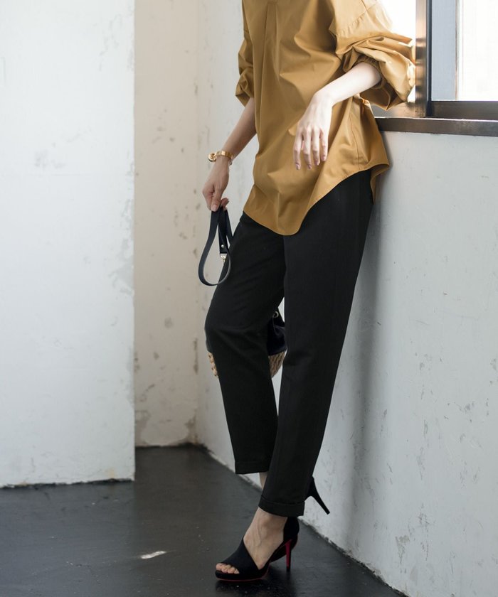 【ガール/GIRL】の裾ダブルシガレットパンツ インテリア・キッズ・メンズ・レディースファッション・服の通販 founy(ファウニー) https://founy.com/ ファッション Fashion レディースファッション Fashion for Women パンツ Pants & Trousers 新作・新入荷 New Arrivals / New In プチプライス・低価格 Affordable / Budget Price |ID: prp329100004968438 ipo3291000000037263116