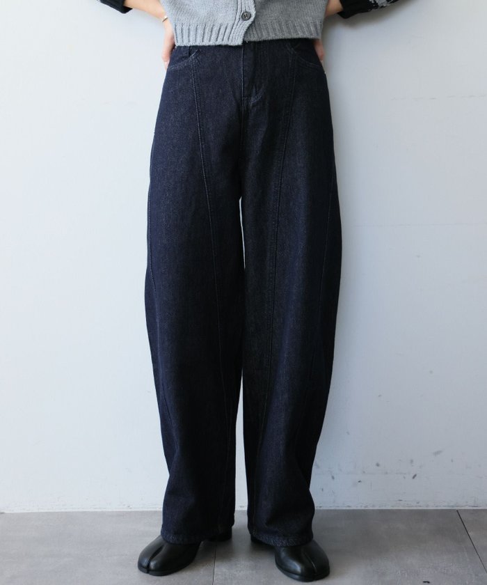【アンピルーラ/Ampirula】のバレルレッグデニムパンツ インテリア・キッズ・メンズ・レディースファッション・服の通販 founy(ファウニー) https://founy.com/ ファッション Fashion レディースファッション Fashion for Women パンツ Pants & Trousers デニムパンツ・ジーンズ・美脚デニム Denim Jeans & Pants 新作・新入荷 New Arrivals / New In プチプライス・低価格 Affordable / Budget Price |ID: prp329100004968665 ipo3291000000037263900