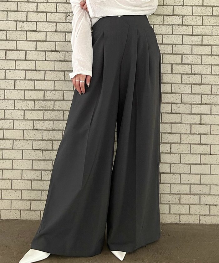 【アンピルーラ/Ampirula】のカシュクールワイドパンツ インテリア・キッズ・メンズ・レディースファッション・服の通販 founy(ファウニー) https://founy.com/ ファッション Fashion レディースファッション Fashion for Women パンツ Pants & Trousers 新作・新入荷 New Arrivals / New In プチプライス・低価格 Affordable / Budget Price |ID: prp329100004968668 ipo3291000000037263911