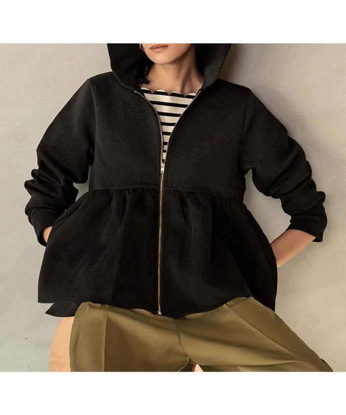 【エルフランク/ELFRANK】の【2026SS】ペプラムフードパーカー Washable インテリア・キッズ・メンズ・レディースファッション・服の通販 founy(ファウニー) https://founy.com/ ファッション Fashion レディースファッション Fashion for Women トップス・カットソー Cut & Sew Tops レディースパーカー・カジュアルフーディー Casual Hoodies & Sweatshirts 新作・新入荷 New Arrivals / New In 2026年 2026 2026春夏・S/S Spring/Summer 2026 SS26 プチプライス・低価格 Affordable / Budget Price |ID: prp329100004968706 ipo3291000000037264059
