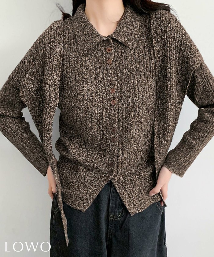 【ロワ/LOWO】のストール付きポロニット インテリア・キッズ・メンズ・レディースファッション・服の通販 founy(ファウニー) https://founy.com/ ファッション Fashion レディースファッション Fashion for Women 新作・新入荷 New Arrivals / New In ストール Stole, Wrap プチプライス・低価格 Affordable / Budget Price |ID: prp329100004968767 ipo3291000000037264266