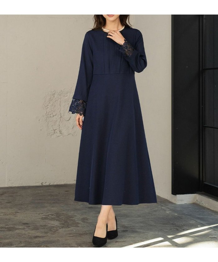 【フロリア/Flolia】の2WAY袖口レース付きAラインワンピーススーツ インテリア・キッズ・メンズ・レディースファッション・服の通販 founy(ファウニー) https://founy.com/ ファッション Fashion レディースファッション Fashion for Women ワンピース Dresses Aラインワンピース・フレアシルエット A-Line Dresses / Flared Silhouette Dresses 新作・新入荷 New Arrivals / New In プチプライス・低価格 Affordable / Budget Price レース Lace, Lace Fabric |ID: prp329100004968772 ipo3291000000037264286