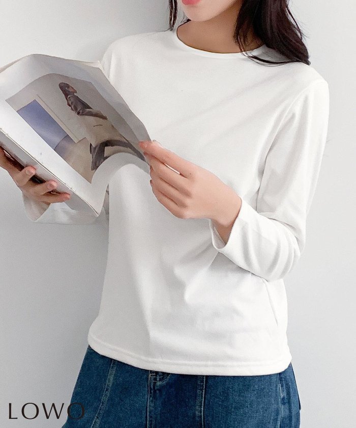 【ロワ/LOWO】のクルーネックシンプルロングTシャツ インテリア・キッズ・メンズ・レディースファッション・服の通販 founy(ファウニー) https://founy.com/ ファッション Fashion レディースファッション Fashion for Women トップス・カットソー Cut & Sew Tops シャツ・ブラウス・オフィスカジュアル Elegant Blouses & Button-Ups ロングTシャツ・Tシャツ Longline T-Shirts & Tees 新作・新入荷 New Arrivals / New In プチプライス・低価格 Affordable / Budget Price |ID: prp329100004968785 ipo3291000000037264326