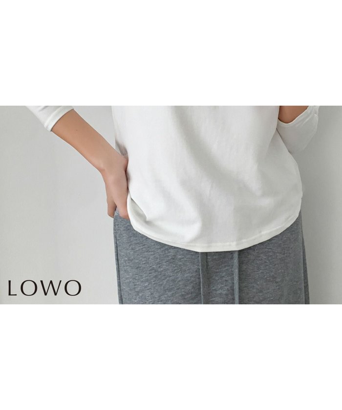 【ロワ/LOWO】のUネックベーシックカットソー インテリア・キッズ・メンズ・レディースファッション・服の通販 founy(ファウニー) https://founy.com/ ファッション Fashion レディースファッション Fashion for Women トップス・カットソー Cut & Sew Tops カットソー・ベーシックTシャツ Cut-and-Sewn Tops / Stretch Tees & Basics 新作・新入荷 New Arrivals / New In プチプライス・低価格 Affordable / Budget Price |ID: prp329100004968877 ipo3291000000037264643